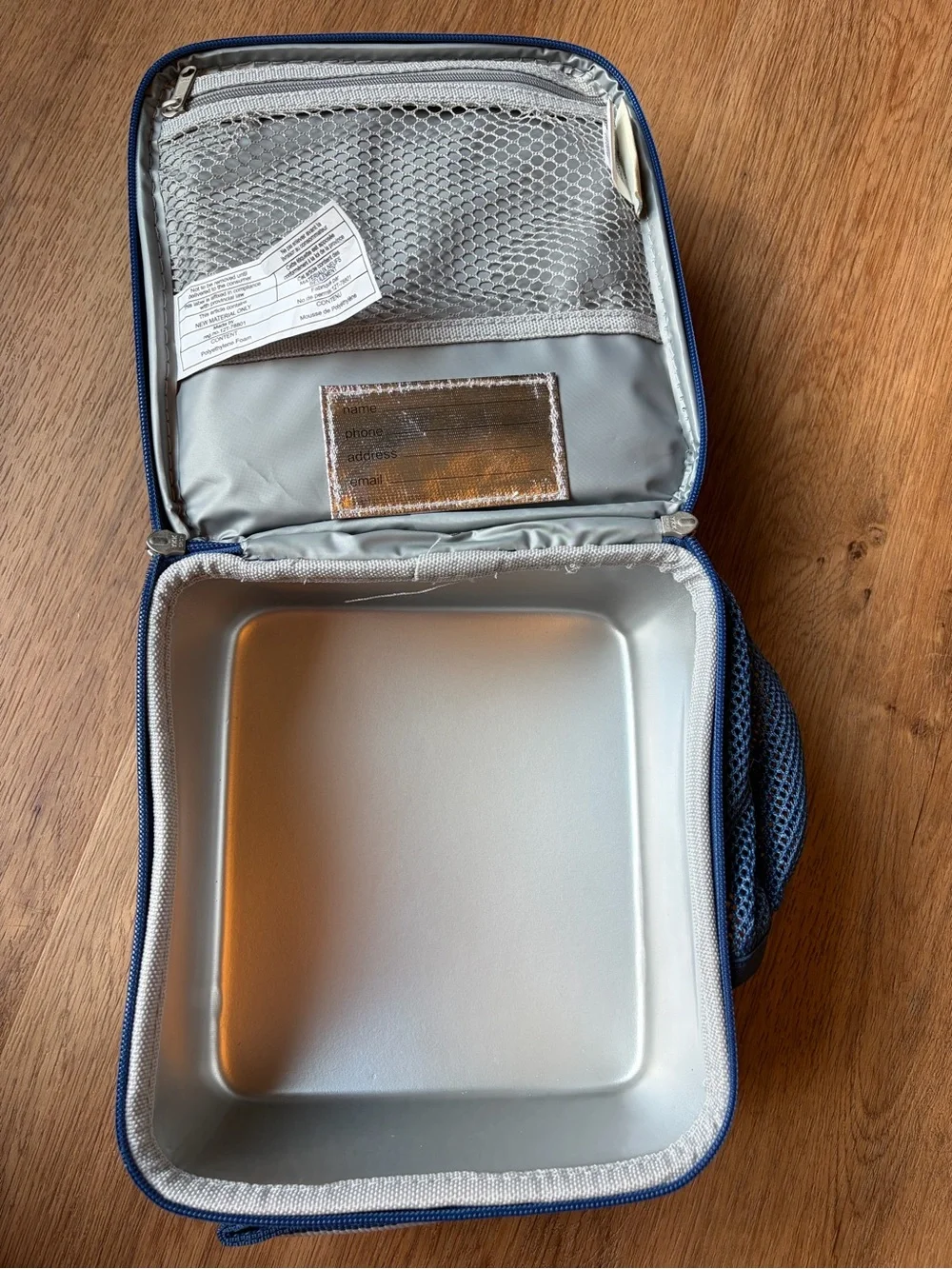 Pottery Barn Kids Mackenzie Classic Baseball Players Insulated Lunch Box Navy